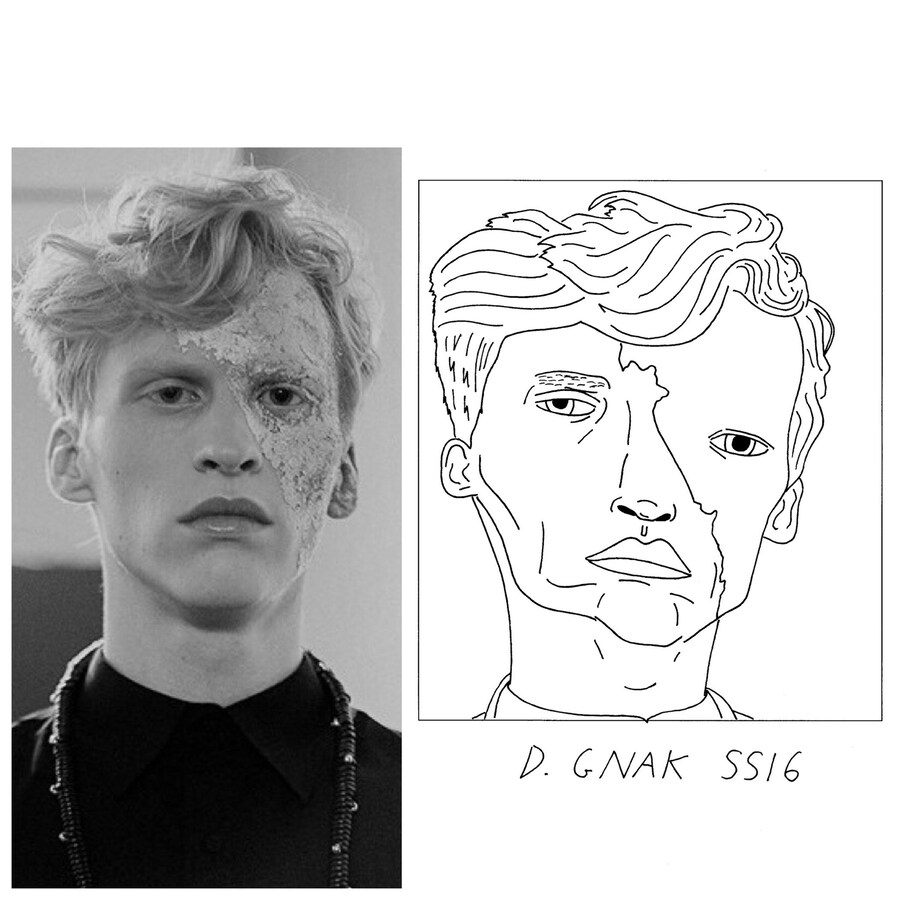 D.Gnak SS16 Milan menswear Badly Drawn Models 4