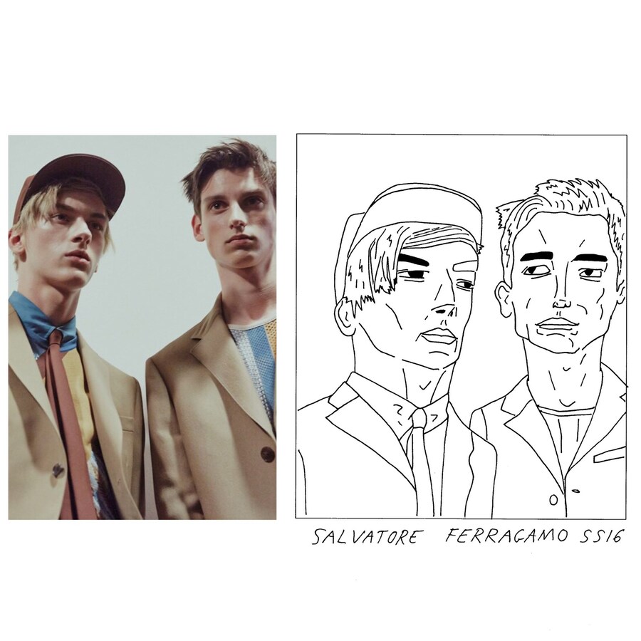 Salvatore Ferragamo SS16 Milan menswear Badly Drawn Models 0