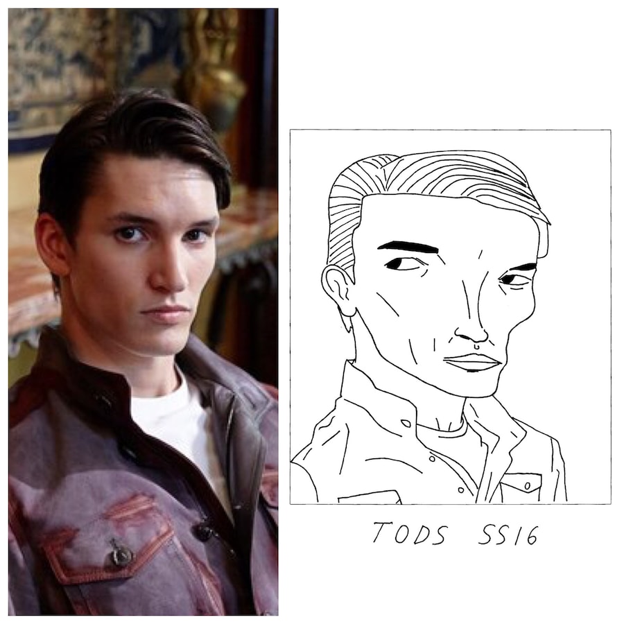 Tod&#39;s SS16 Milan menswear Illustration Badly Drawn Models 18