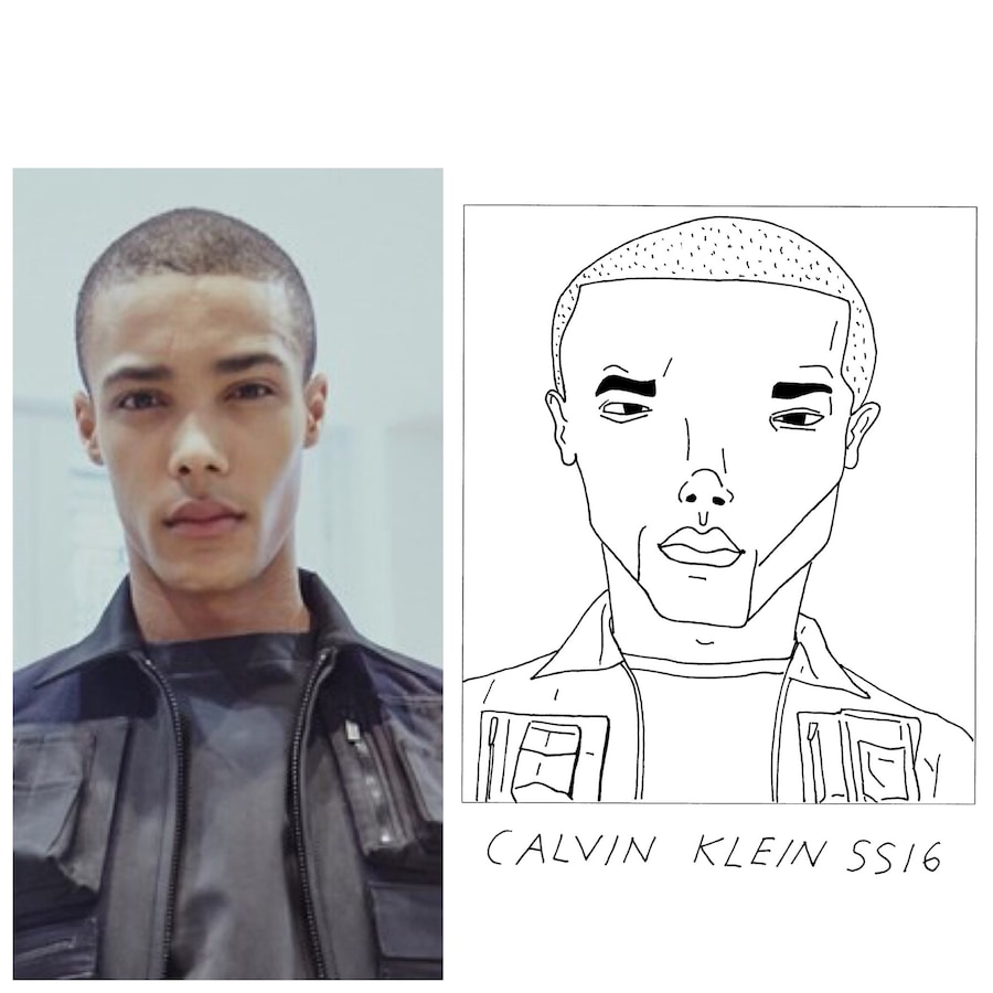 Calvin Klein SS16 Milan menswear Badly Drawn Models 16