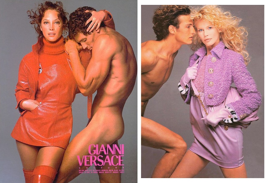 Christy Turlington and Claudia Schiffer for Versace AW94 15