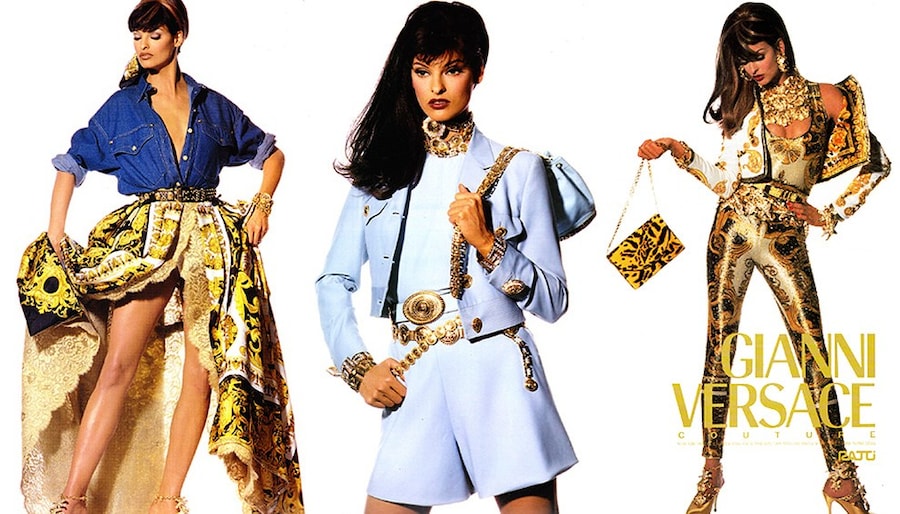 Linda Evangelista for Versace Versace SS92 19