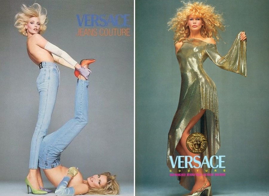 Richard Avedon 1995 - Claudia Schiffer and Nadia Auermann 3