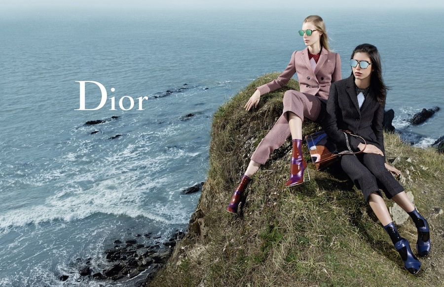 Julia Nobis and Mica Arganaraz for Dior AW15 2