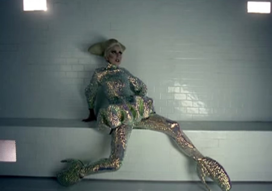Lady Gaga Armadillo boots Bad Romance