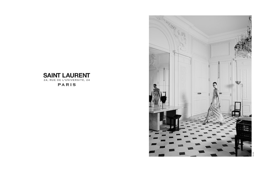 Saint Laurent Couture campaign 1