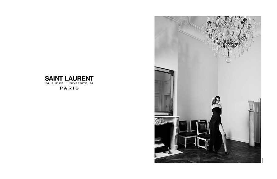 Saint Laurent Couture campaign 3