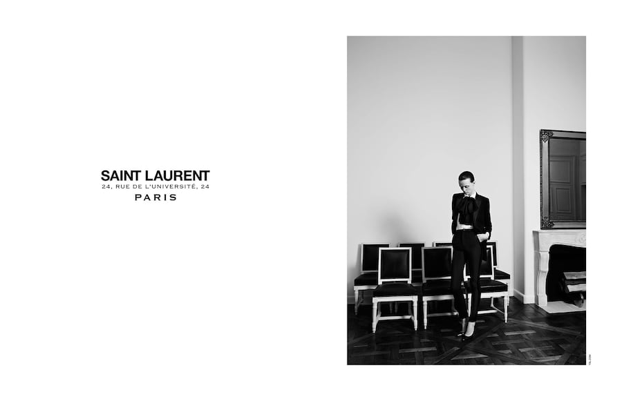 Saint Laurent Couture campaign 7