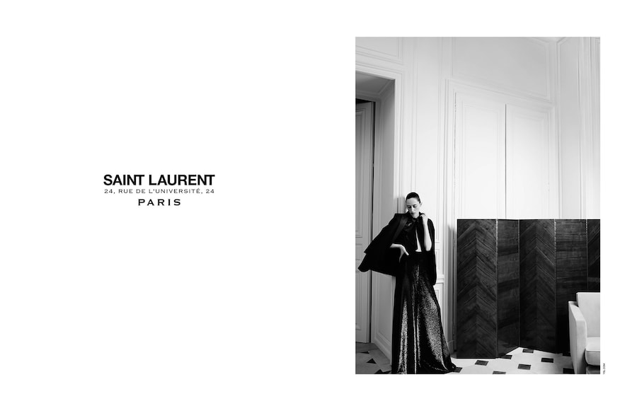 Saint Laurent Couture campaign 10