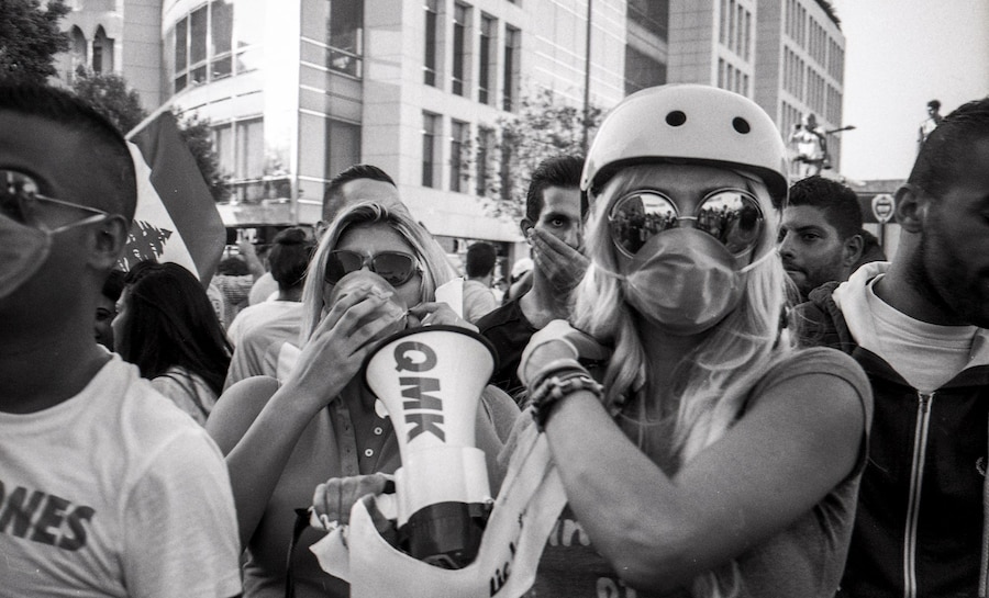 Ayla Hibri’s You Stink protests 0