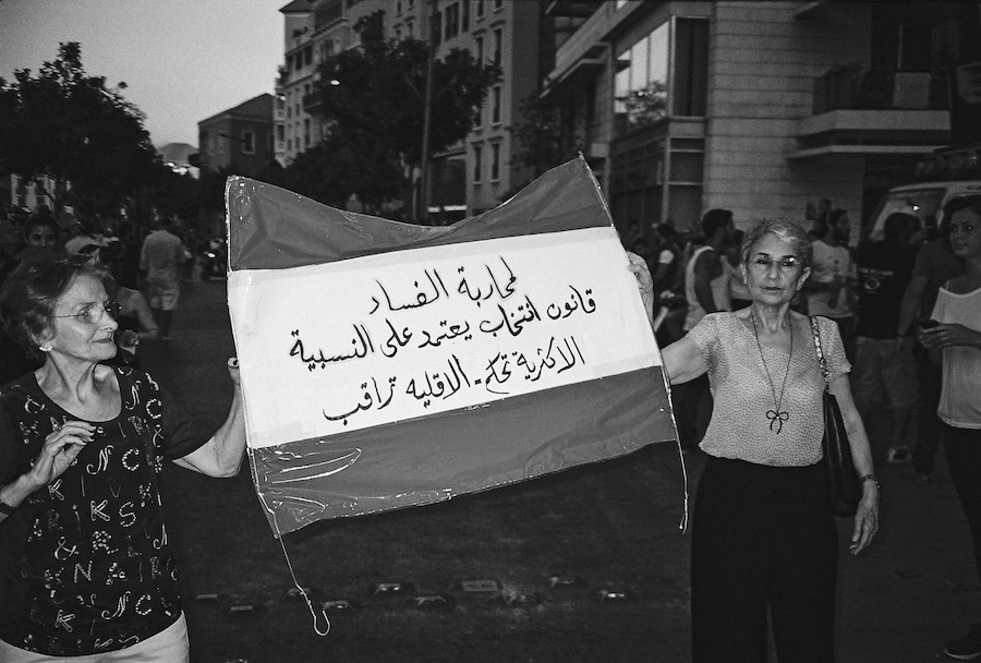 Ayla Hibri’s You Stink protests 18