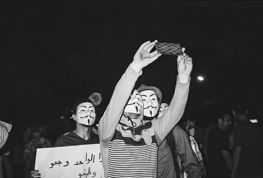 Ayla Hibri’s You Stink protests 5