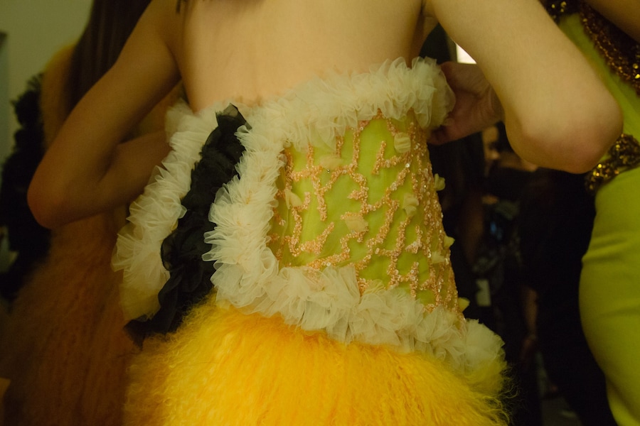 VFiles Made David Ferreira SS16 yellow frills detail 25