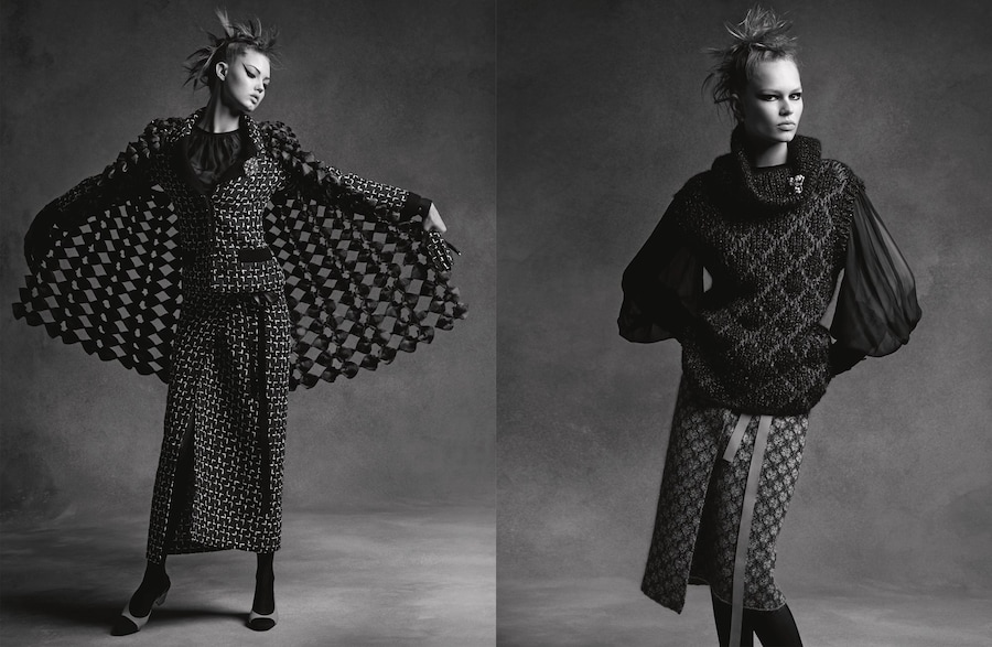 Anna Ewers and Lindsey Wixson for Chanel AW15 5