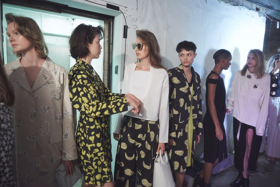 Backstage at Opening Ceremony SS16 7