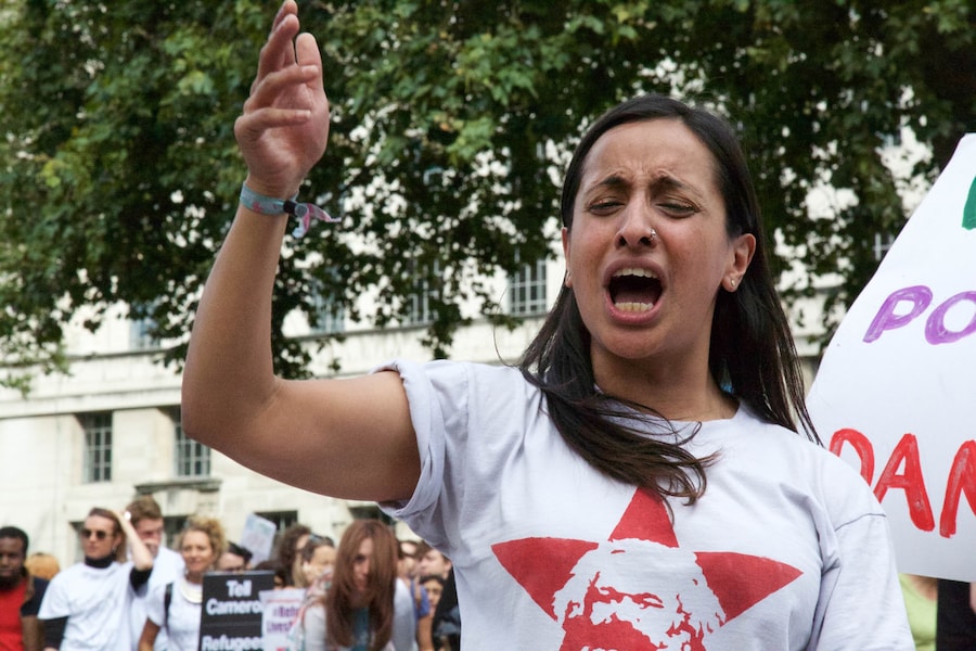 London refugee protest 8