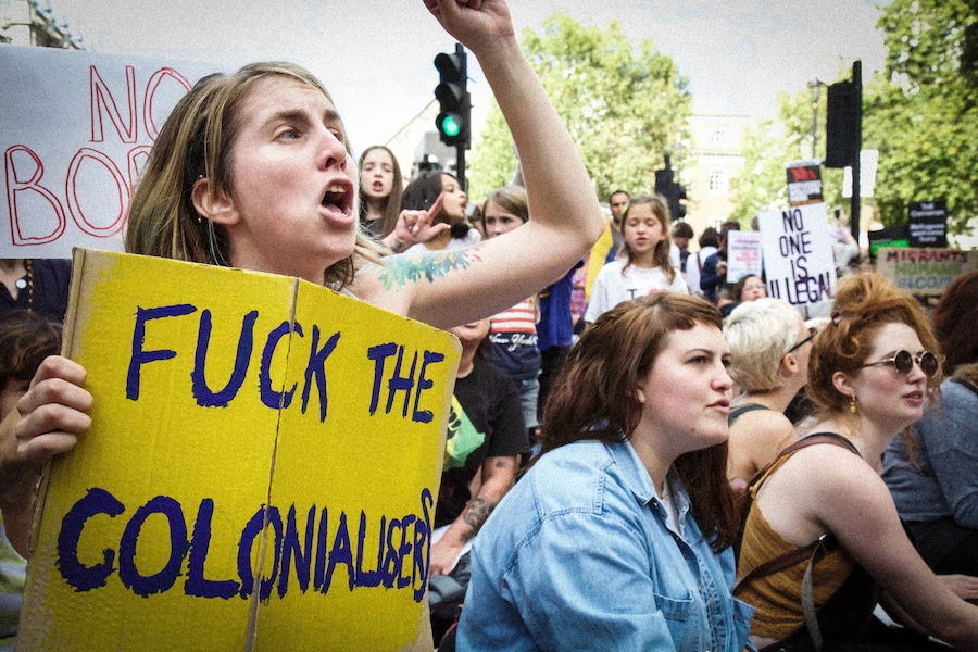 London refugee protest 9