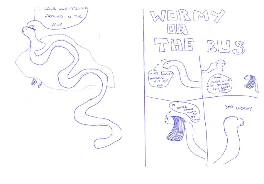 Wet Satin Press &amp; Reba Maybury_The Goddess and The Worm 2