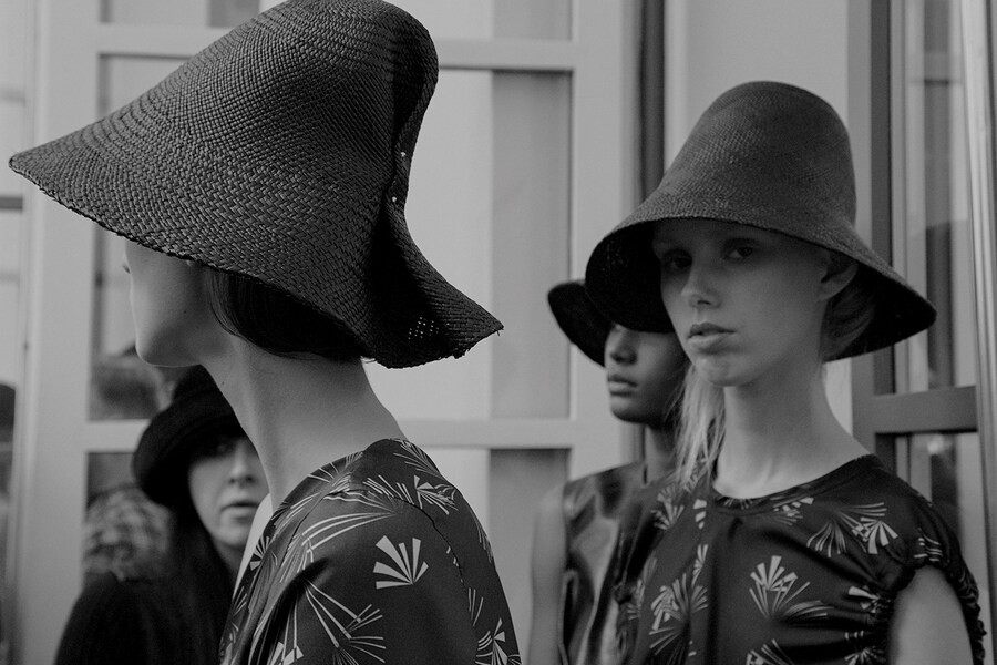 Backstage at Jil Sander SS16 13