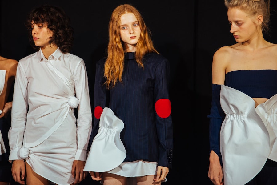 Backstage at Jacquemus SS16