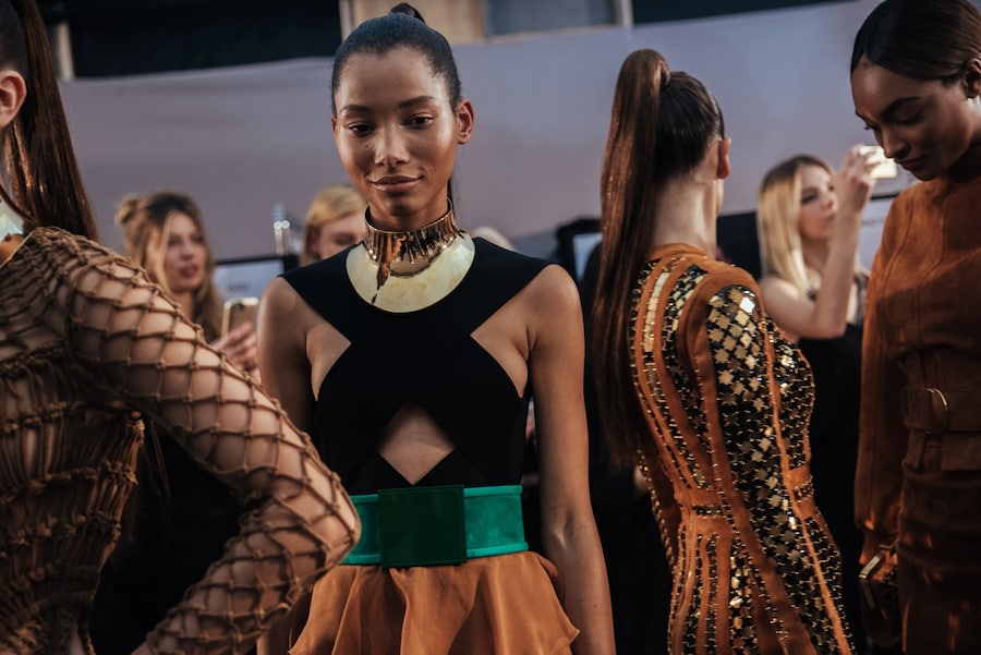 Balmain SS16 Backstage 9