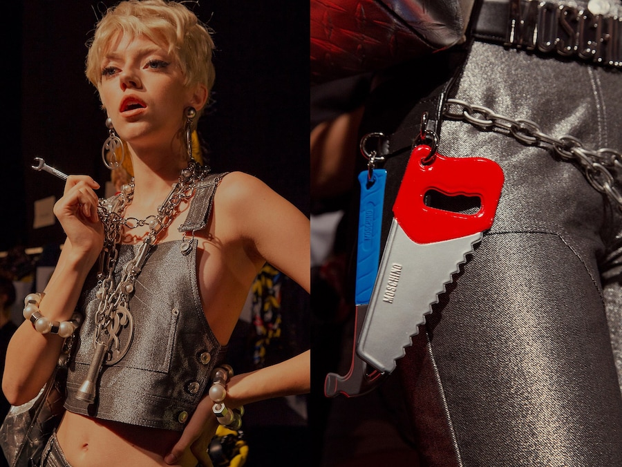 Jeremy Scott Moschino SS16 details hardware 4