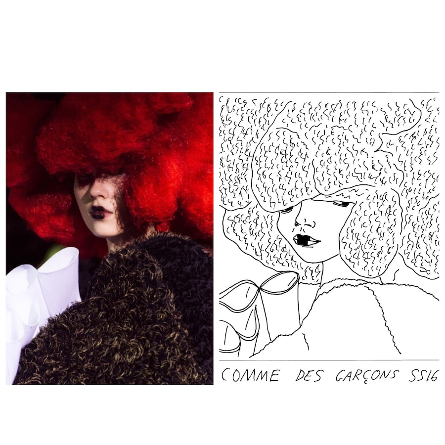 Comme des Gar&#231;ons SS16 Badly drawn models 2
