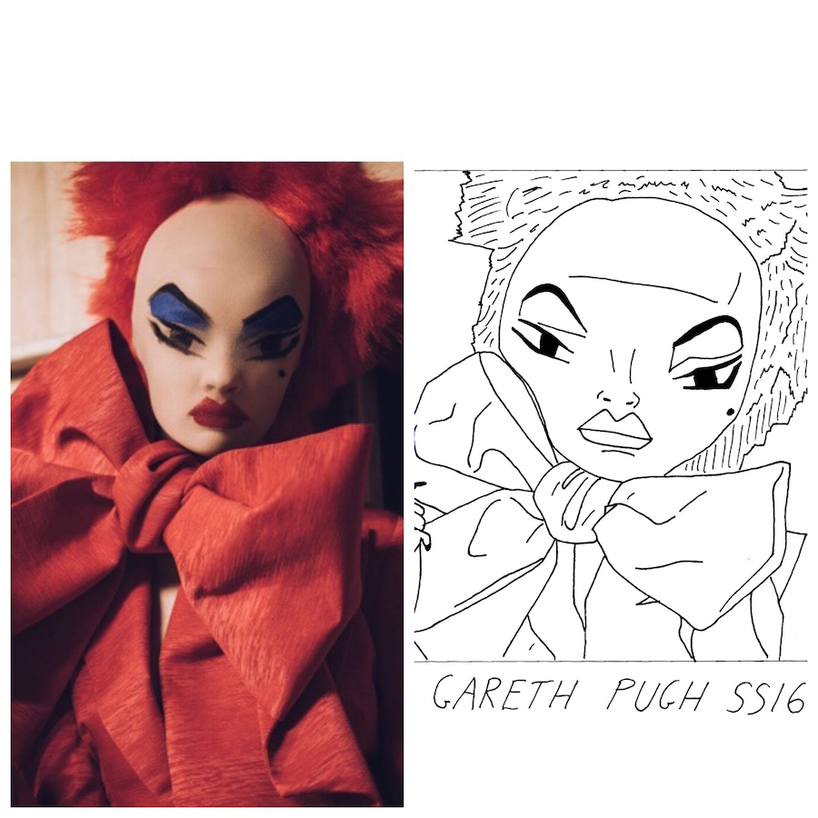 Gareth Pugh SS16 Badly drawn models 5