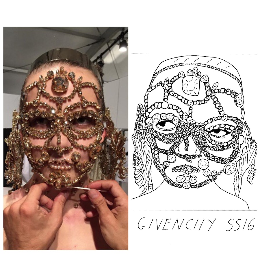 Givenchy SS16 Badly Drawn Models 0