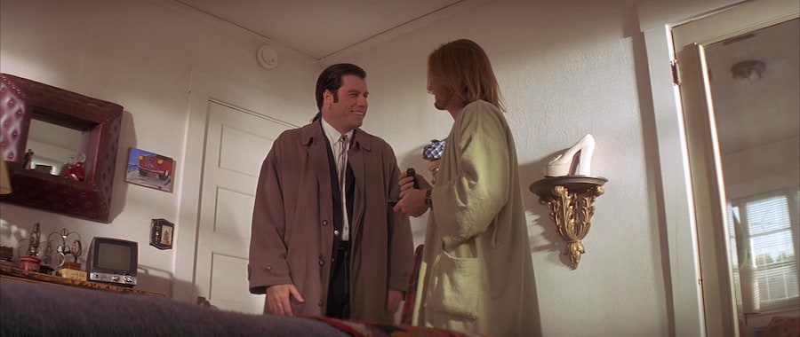 John Travolta &amp; Eric Stoltz in dressing gown, Pulp Fiction 2