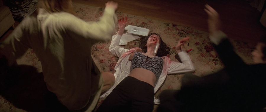 Uma Thurman passed out, Pulp Fiction 12