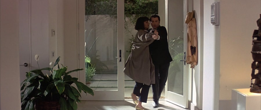 Uma Thurman &amp; John Travolta post-dance Pulp Fiction 10