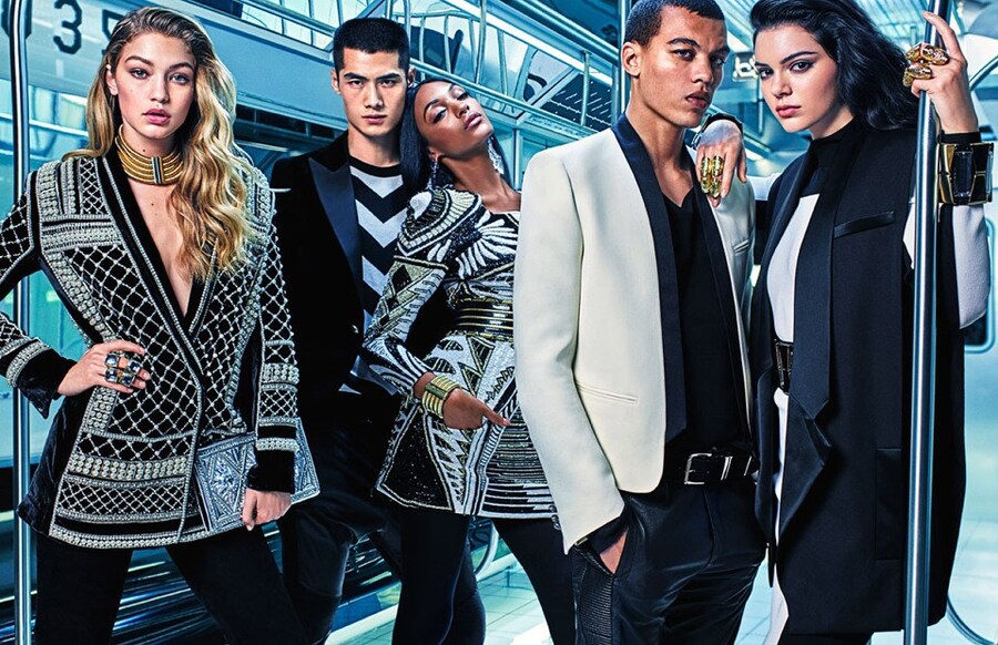 Balmain x H&amp;M campaign 1