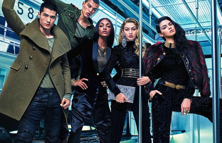 Balmain x H&amp;M campaign 4