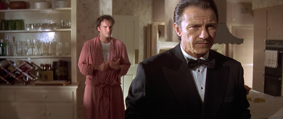 Quentin Tarantino, red robe in Pulp Fictoin 21