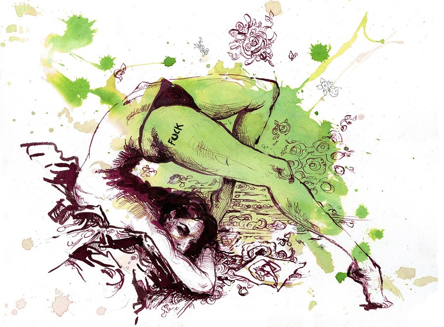 From &quot;Drawing Blood&quot; by Molly Crabapple 3