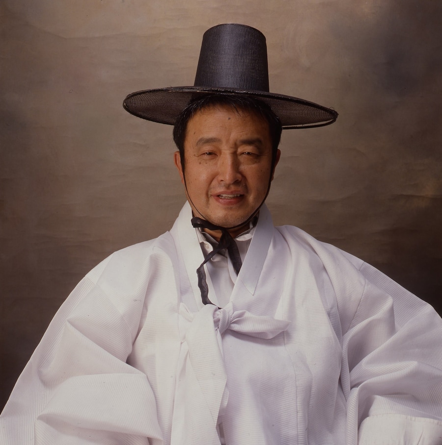 Nam June Paik as Korean emperor &#169;Eric Kroll 1