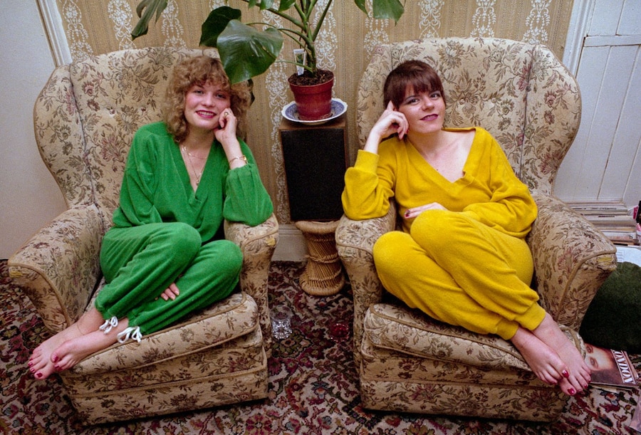 Ann and Charlotte At home in Southfields November 1980 5