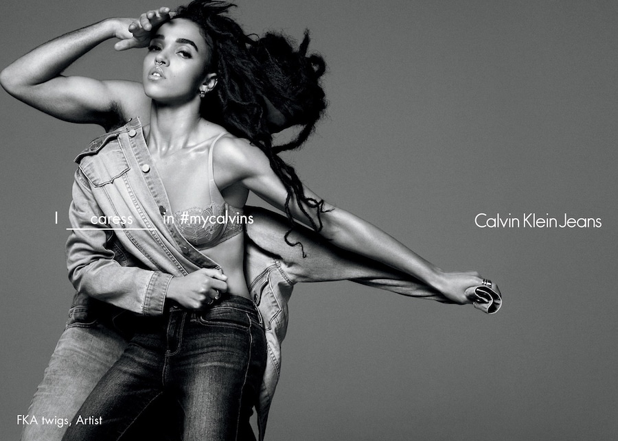 FKA twigs and Kaner Flex for Calvin Klein Jeans SS16 campaig 4