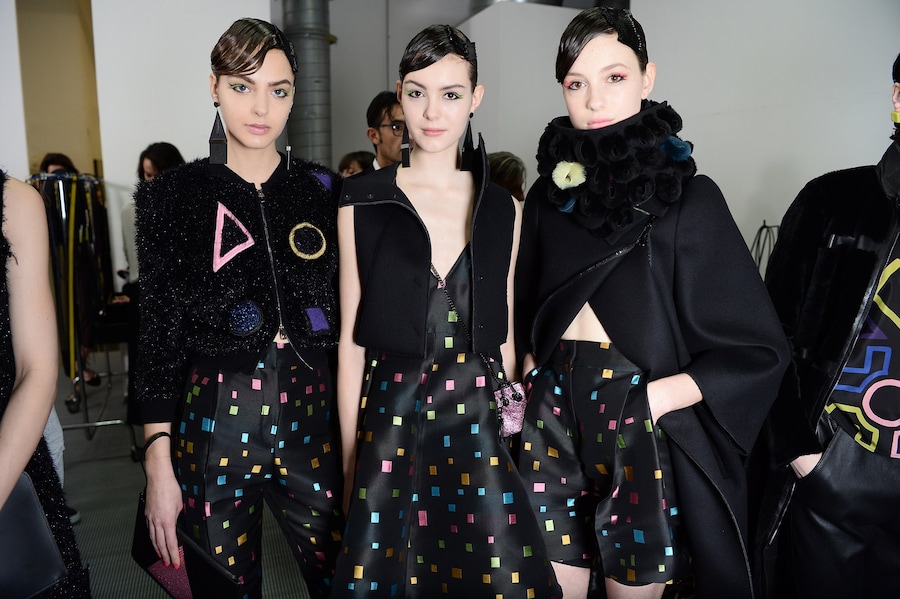 Backstage at Emporio Armani AW16 15