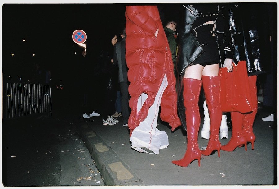 Yu Fujiwara outside Vetements AW16 on the streets Paris 2