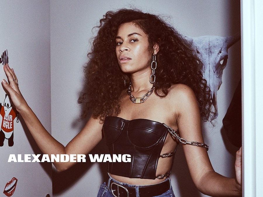 Aluna George for Alexander Wang SS16 campaign 3