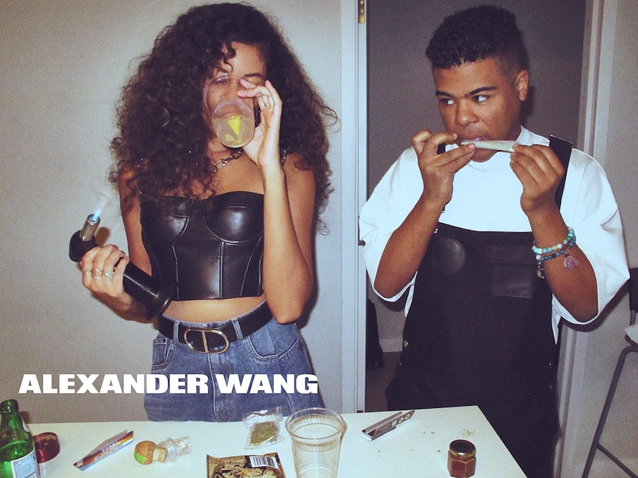 Aluna George and ILoveMakonnen for Alexander Wang SS16 campa 7
