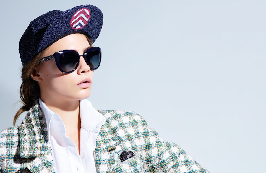 Cara Delevingne for Chanel SS16 eyewear campaign 3