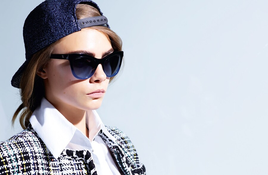 Cara Delevingne for Chanel SS16 eyewear campaign 1