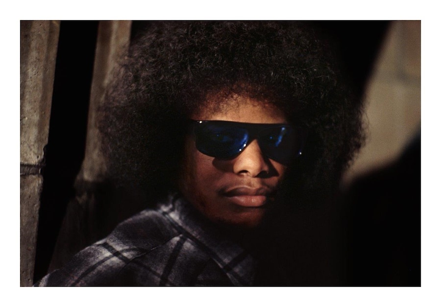 Eazy-E on the set of the &quot;Down With The King&quot; video 1