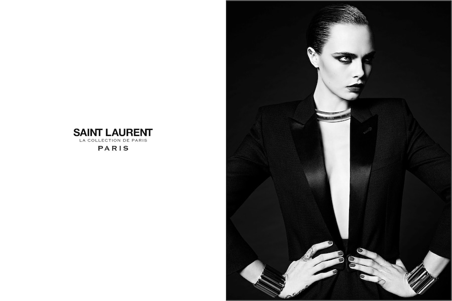 CARA DELEVINGNE Saint Laurent Hedi Slimane 0