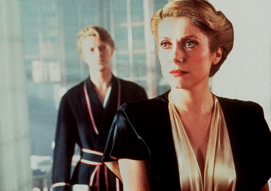 The Hunger cult goth fashion Bowie Catherine Deneuve YSL 6