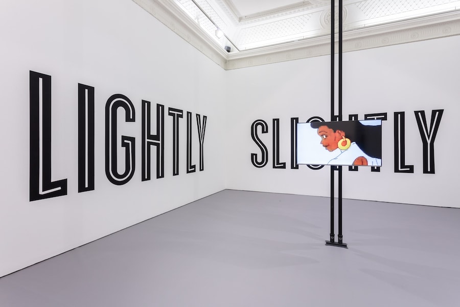 Installation view of Martine Syms: Fact &amp; Trouble 0