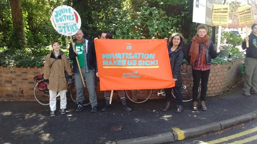 Birmingham - outside the Priory 1